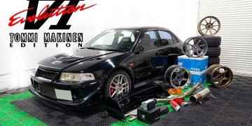 Building an Uber Rare Mitsubishi Evo 6 in One Episode